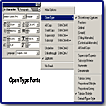 opentype fonts