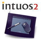 intuos pen, mouse, and tablet